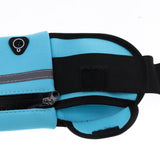 Maxbell Waterproof Running Jogging Belt Bum Waist Pouch Fanny Pack Blue