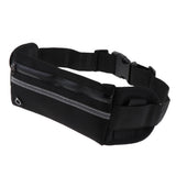 Maxbell Waterproof Running Jogging Belt Bum Waist Pouch Fanny Pack Black
