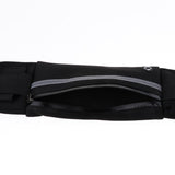 Maxbell Waterproof Running Jogging Belt Bum Waist Pouch Fanny Pack Black