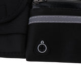 Maxbell Waterproof Running Jogging Belt Bum Waist Pouch Fanny Pack Black