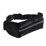 Maxbell Waterproof Running Jogging Belt Bum Waist Pouch Fanny Pack Black