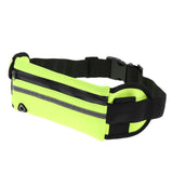 Maxbell Waterproof Running Jogging Belt Bum Waist Pouch Fanny Pack Fluorescent Green