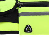 Maxbell Waterproof Running Jogging Belt Bum Waist Pouch Fanny Pack Fluorescent Green