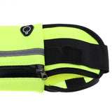 Maxbell Waterproof Running Jogging Belt Bum Waist Pouch Fanny Pack Fluorescent Green