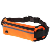 Maxbell Waterproof Running Jogging Belt Bum Waist Pouch Fanny Pack Orange