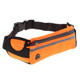 Maxbell Waterproof Running Jogging Belt Bum Waist Pouch Fanny Pack Orange