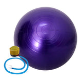 Maxbell 55cm Yoga Ball with Pump Anti Burst Exercise Balance Workout Fitness Purple