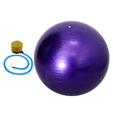 Maxbell 55cm Yoga Ball with Pump Anti Burst Exercise Balance Workout Fitness Purple