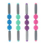 Maxbell Spiky Ball Trigger Point Muscle Stick Roller Massage Wand Rolling Pink