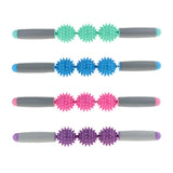 Maxbell Spiky Ball Trigger Point Muscle Stick Roller Massage Wand Rolling Pink