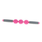 Maxbell Spiky Ball Trigger Point Muscle Stick Roller Massage Wand Rolling Pink