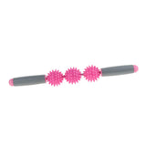 Maxbell Spiky Ball Trigger Point Muscle Stick Roller Massage Wand Rolling Pink