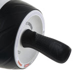 Maxbell Abdominal Core Strength Exercise Wheel Roller with Knee Pad White