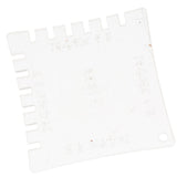 Maxbell Guitar Acrylic String Action Gauge Radius Ruler 3