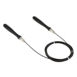Maxbell Jump Rope Skipping Rope - Self-locking - Adjustable with Ball Bearing Black