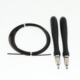 Maxbell Jump Rope Skipping Rope - Self-locking - Adjustable with Ball Bearing Black
