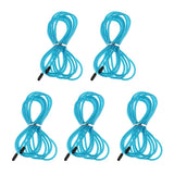 Max Replacement Jump Rope Cord Skipping Speed Rope Cable with End Caps Blue