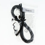 Max Replacement Jump Rope Cord Skipping Speed Rope Cable with End Caps Black