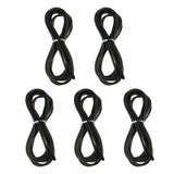 Max Replacement Jump Rope Cord Skipping Speed Rope Cable with End Caps Black