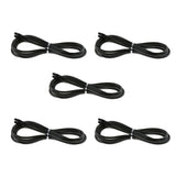 Max Replacement Jump Rope Cord Skipping Speed Rope Cable with End Caps Black