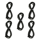 Max Replacement Jump Rope Cord Skipping Speed Rope Cable with End Caps Black