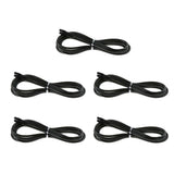 Max Replacement Jump Rope Cord Skipping Speed Rope Cable with End Caps Black