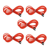 Max Replacement Jump Rope Cord Skipping Speed Rope Cable with End Caps Red