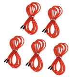 Max Replacement Jump Rope Cord Skipping Speed Rope Cable with End Caps Red
