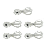 Max Replacement Jump Rope Cord Skipping Speed Rope Cable with End Caps White