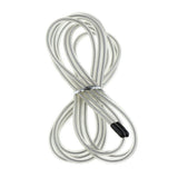 Max Replacement Jump Rope Cord Skipping Speed Rope Cable with End Caps White