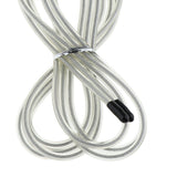 Max Replacement Jump Rope Cord Skipping Speed Rope Cable with End Caps White