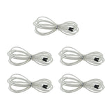 Max Replacement Jump Rope Cord Skipping Speed Rope Cable with End Caps White