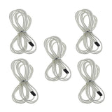 Max Replacement Jump Rope Cord Skipping Speed Rope Cable with End Caps White