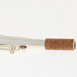 Maxbell 1 Piece Eb Alto Saxophone Engraved Bend Neck Silver Plated