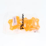 Max Maxb 5 Pieces Microphone Anti-Slip Anti-Rolling Protection Ring Roller Orange