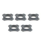 Max Maxb 5 Pieces Microphone Anti-Slip Anti-Rolling Protection Ring Roller Gray