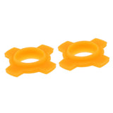 Max Maxb 2 Pieces Microphone Mic Holder Anti-rolling Protection Rings Orange