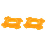 Max Maxb 2 Pieces Microphone Mic Holder Anti-rolling Protection Rings Orange