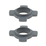 Max Maxb 2 Pieces Microphone Mic Holder Anti-rolling Protection Rings Gray