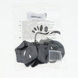 Maxbell 5 Sets Microphone Mic Anti-Slip Anti-Rolling Protection Ring Roller Black