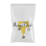 Max Hand Bell Jingles Rattle Toy Instrument Teaching Aids Duck Light Yellow