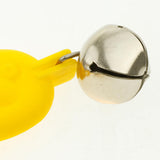 Max Hand Bell Jingles Rattle Toy Instrument Teaching Aids Duck Light Yellow