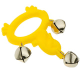Max Hand Bell Jingles Rattle Toy Instrument Teaching Aids Duck Light Yellow