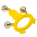 Max Hand Bell Jingles Rattle Toy Instrument Teaching Aids Duck Light Yellow