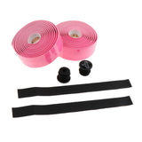 Max Non-slip Bicycles Handlebar Tapes - Road Bike Handle Bar Wrap Bandage Pink