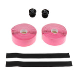 Max Non-slip Bicycles Handlebar Tapes - Road Bike Handle Bar Wrap Bandage Pink
