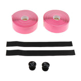 Max Non-slip Bicycles Handlebar Tapes - Road Bike Handle Bar Wrap Bandage Pink