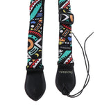 Maxbell 1 Piece Cotton Strap Belt for Ukulele Mini Guitar Colorful Pattern