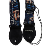 Max 1 Piece Canvas Strap Belt for Acoustic Electric Guitar Letter
