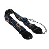Max 1 Piece Canvas Strap Belt for Acoustic Electric Guitar Letter